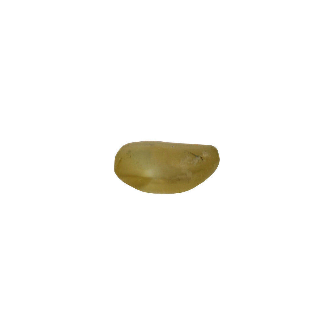Chrysoberyl Cat's Eye 1.55ct Greenish Yellow Oval Cabochon