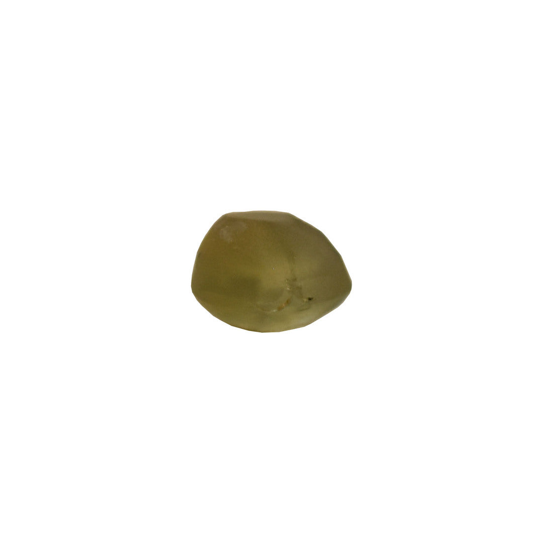 Chrysoberyl Cat's Eye 1.50ct Greenish Yellow Oval Cabochon