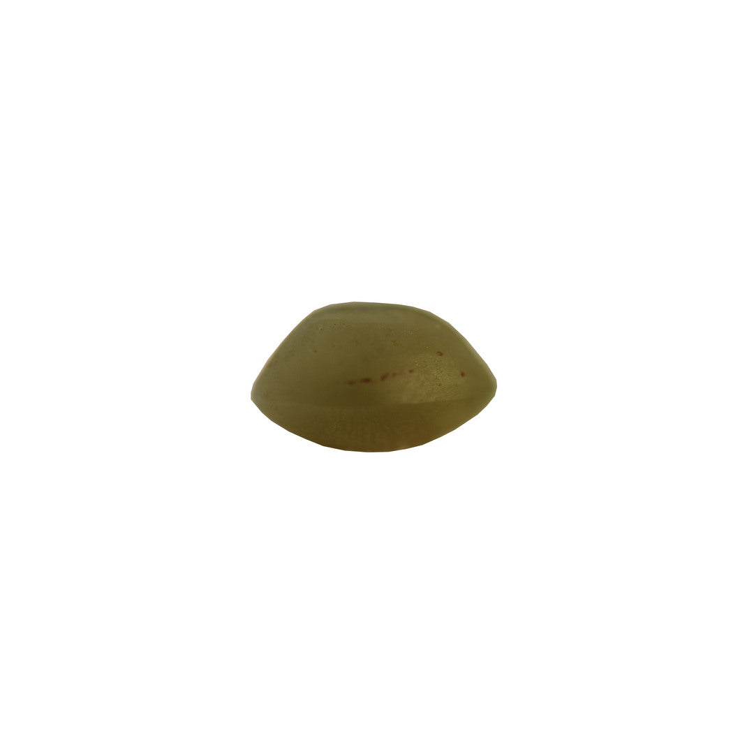 Chrysoberyl Cat's Eye 2.11ct Yellowish Brownish Green Oval Cabochon