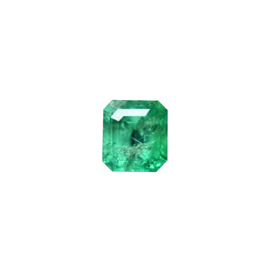 Emerald 0.87ct Green Octagon (Minor Oiled, Slightly Included)