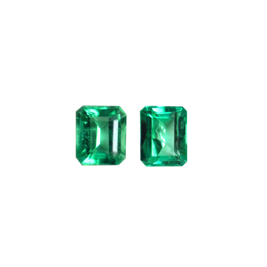 Emerald 0.72ct Green Octagon (Minor Oiled, Slightly Included)