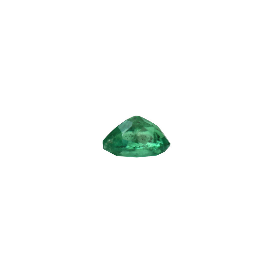 Emerald 0.78ct Vivid Green Pear (Minor Oiled, Slightly Included)