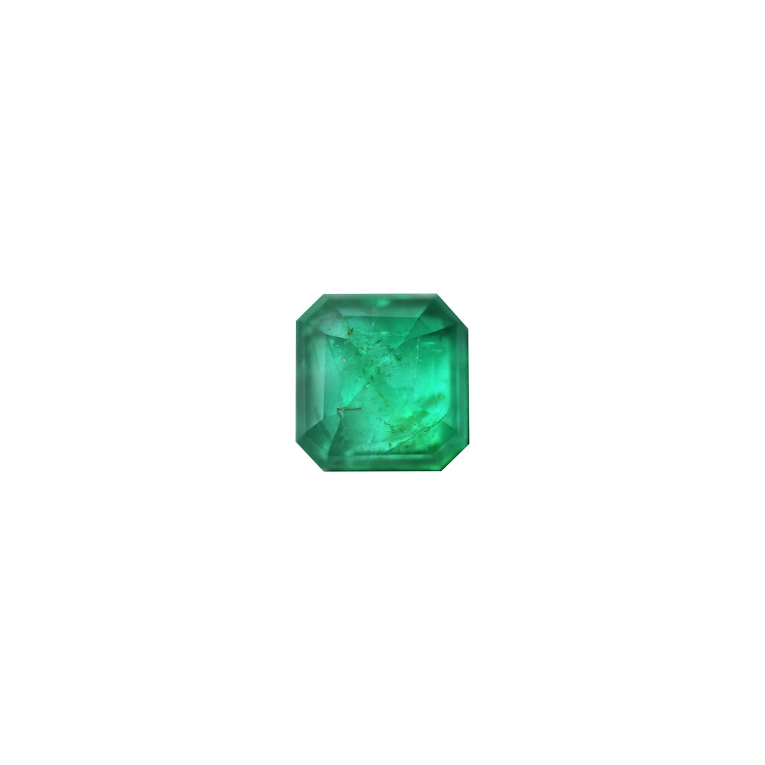 Emerald 1.33ct Vivid Green Octagon (Minor Oiled, Slightly Included)