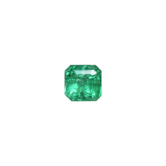Emerald 0.65ct Vivid Green Octagon (Minor Oiled, Slightly Included)