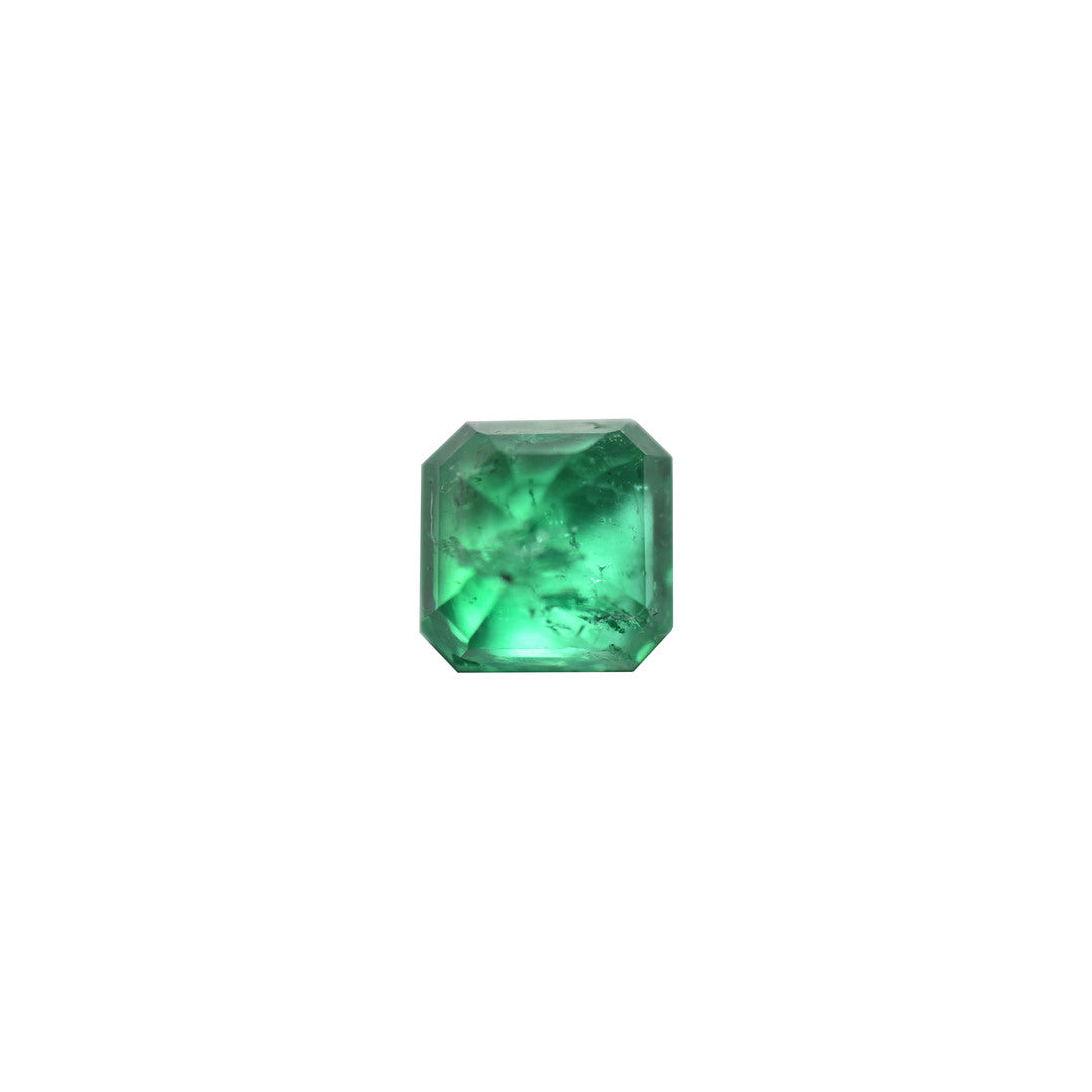 Emerald 0.65ct Vivid Green Octagon (Minor Oiled, Slightly Included)