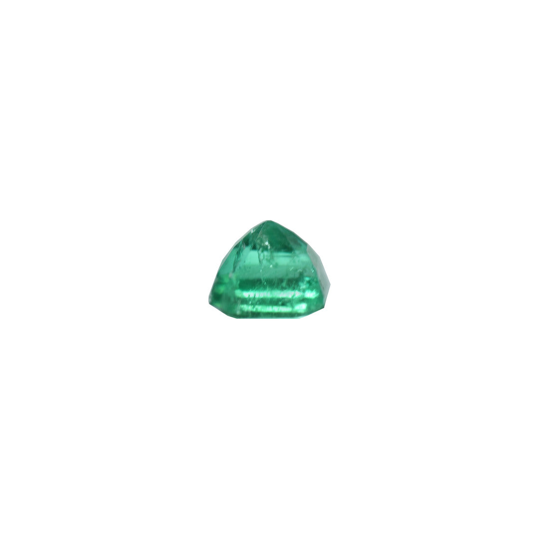 Emerald 0.65ct Vivid Green Octagon (Minor Oiled, Slightly Included)