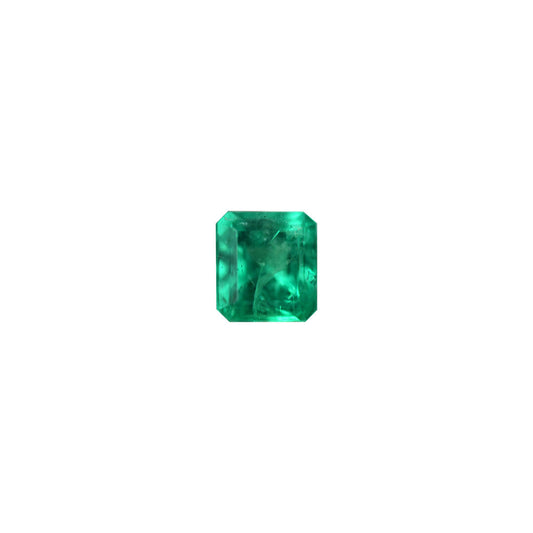 Emerald 0.79ct Vivid Green Octagon (Minor Oiled, Slightly Included)