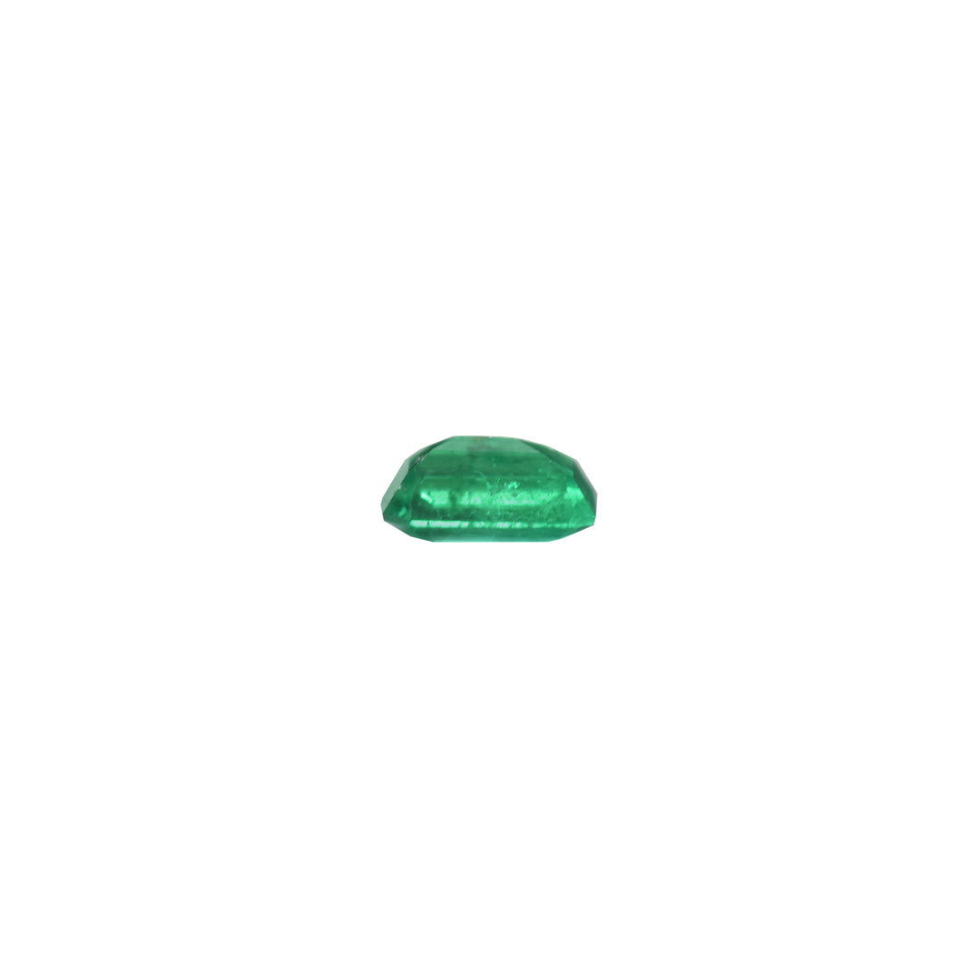 Emerald 0.17ct Vivid Green Octagon (Minor Oiled, Slightly Included)