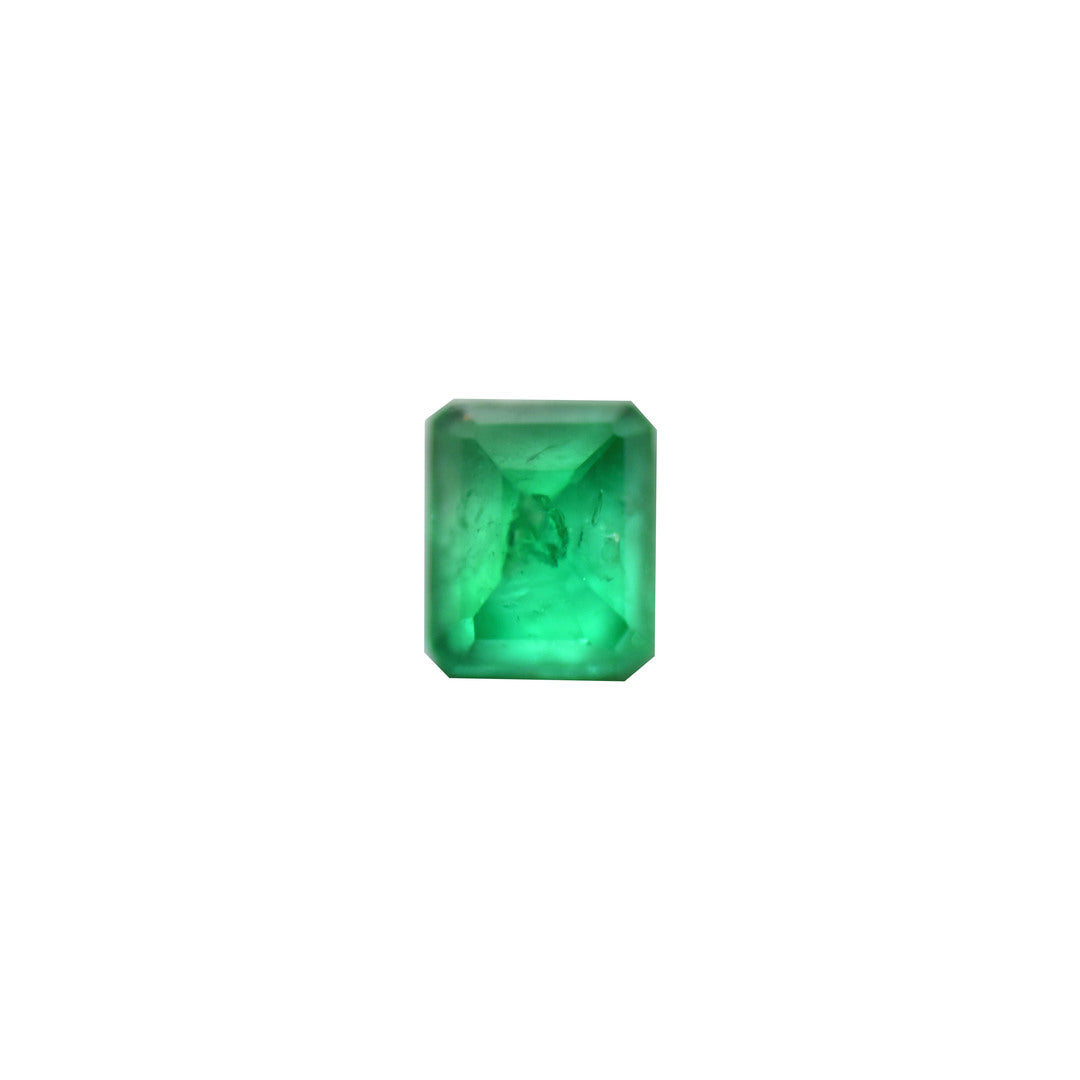 Emerald 0.43ct Vivid Green Octagon (Minor Oiled, Slightly Included)