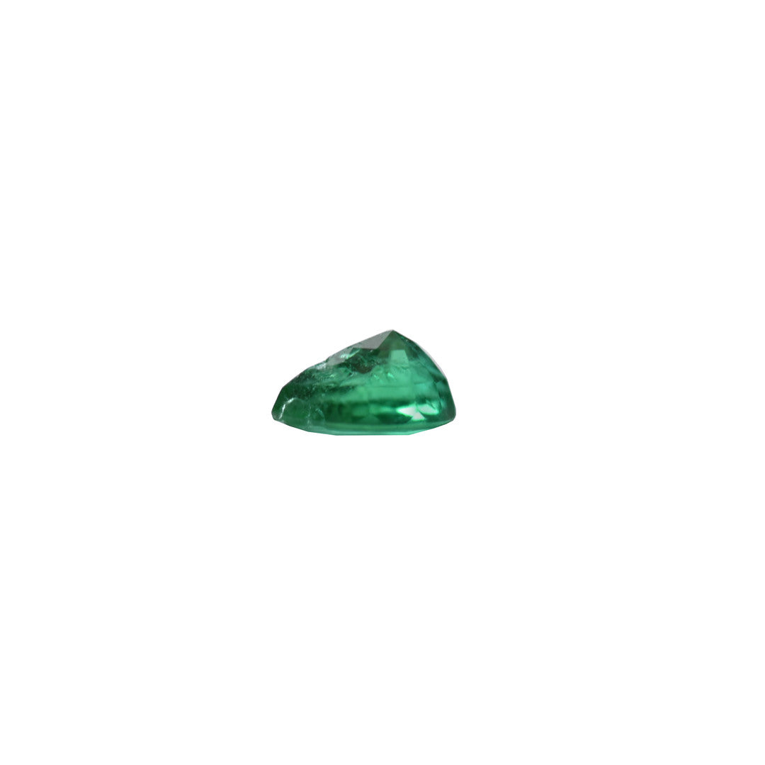 Emerald 0.46ct Green Pear (Minor Oiled, Slightly Included)