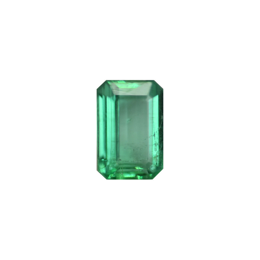 Emerald 0.74ct Green Octagon (Minor Oiled, Slightly Included)