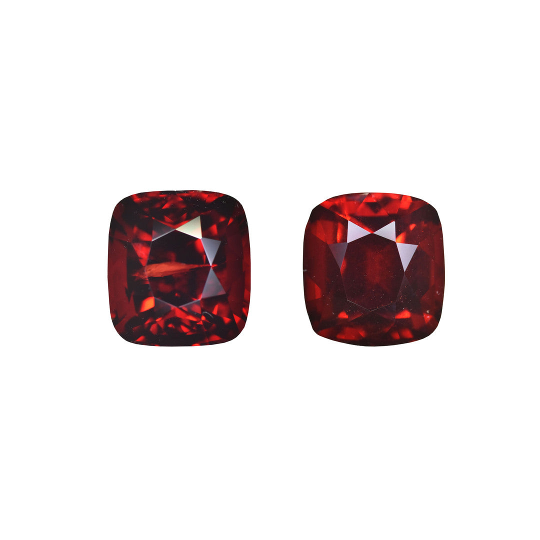 Garnet 14.31ct Red Cushion Clean