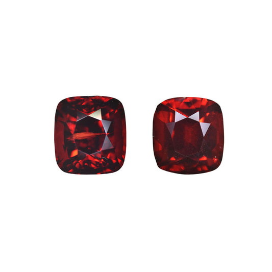 Garnet 14.31ct Red Cushion Clean