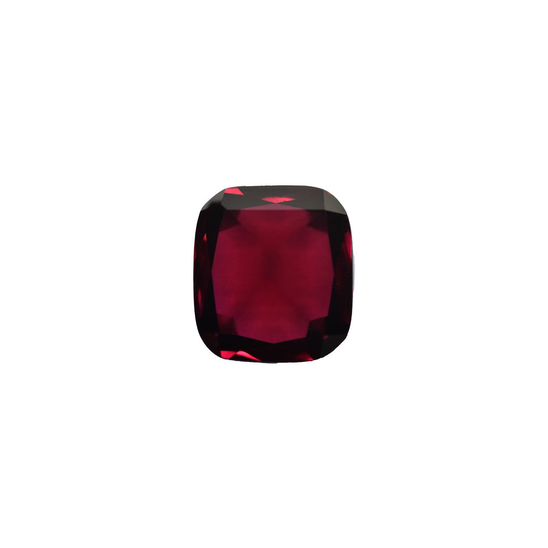 Garnet 12.36ct Red Cushion Clean