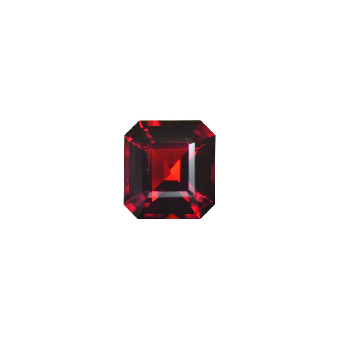 Garnet 3.49ct Reddish Orange Octagon