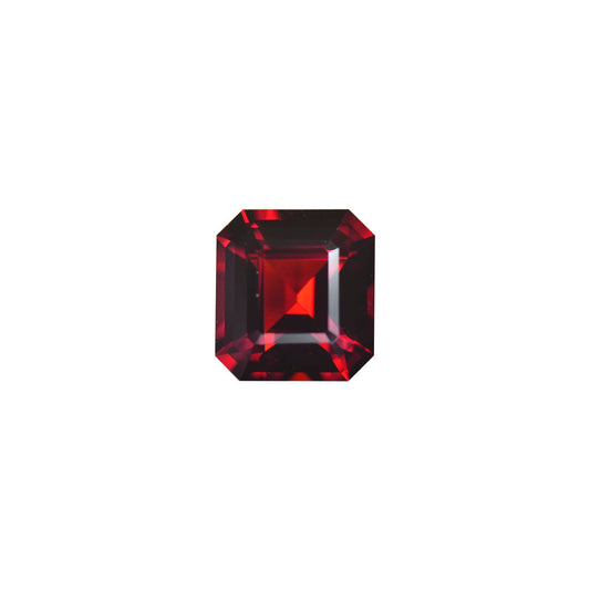 Garnet 3.49ct Reddish Orange Octagon