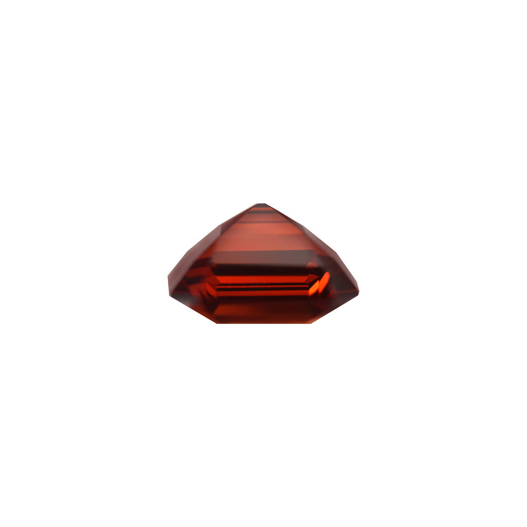 Garnet 3.49ct Reddish Orange Octagon