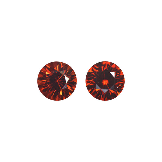 Garnet 5.68ct Reddish Orange Round