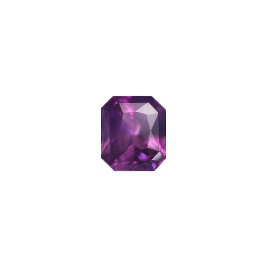 Violet Sapphire 1.04ct Violet Octagon Natural