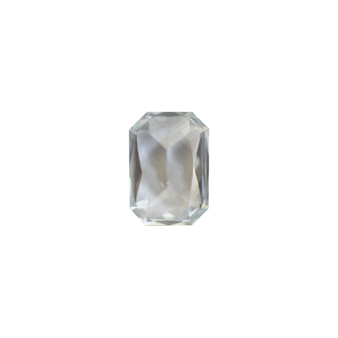 White Sapphire 1.49ct Tinted White Octagon Natural