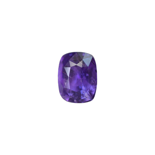 Purple Sapphire 2.72ct Vivid Purple Cushion Natural