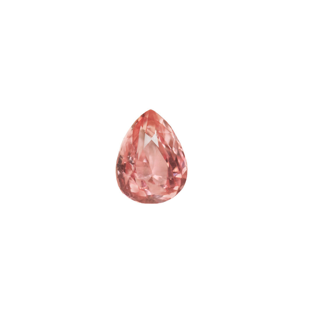 Padparadscha 1.17ct Pinkish Orange Pear (Heated)