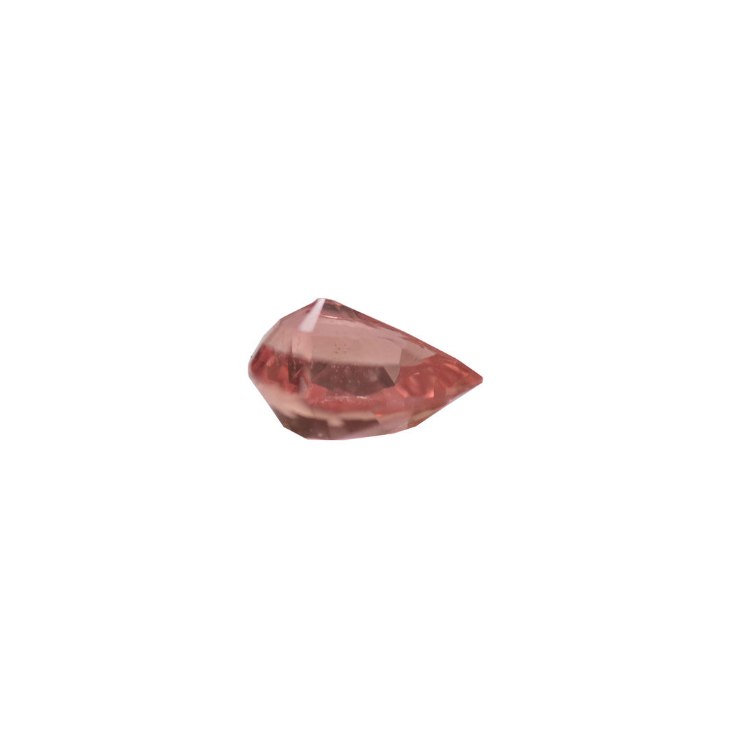 Padparadscha 1.17ct Pinkish Orange Pear (Heated)