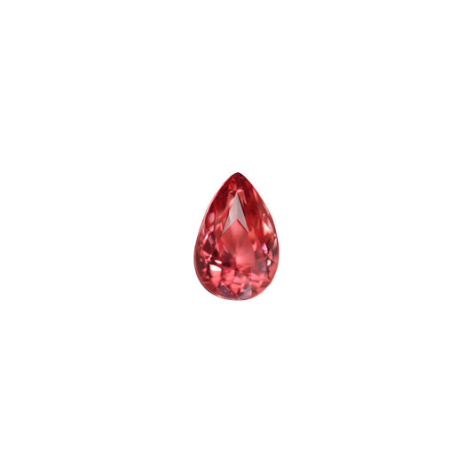 Padparadscha 1.03ct Pinkish Orange Pear (Heated)