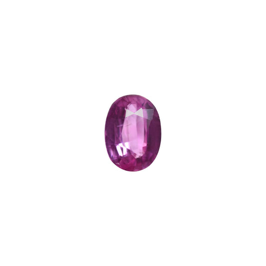 Pink Sapphire 1.55ct Vivid Pink Oval Heated