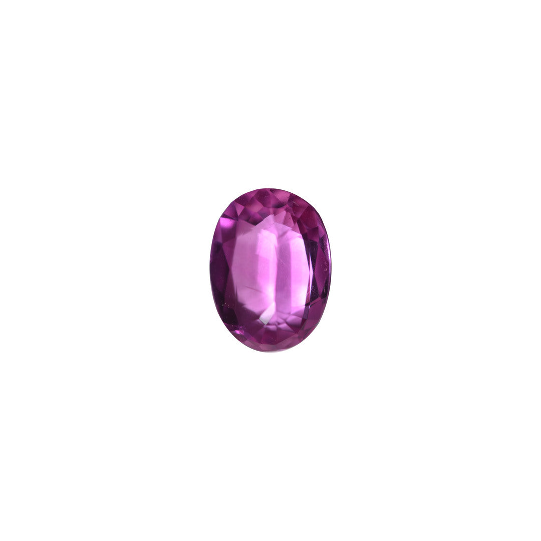 Pink Sapphire 1.55ct Vivid Pink Oval Heated