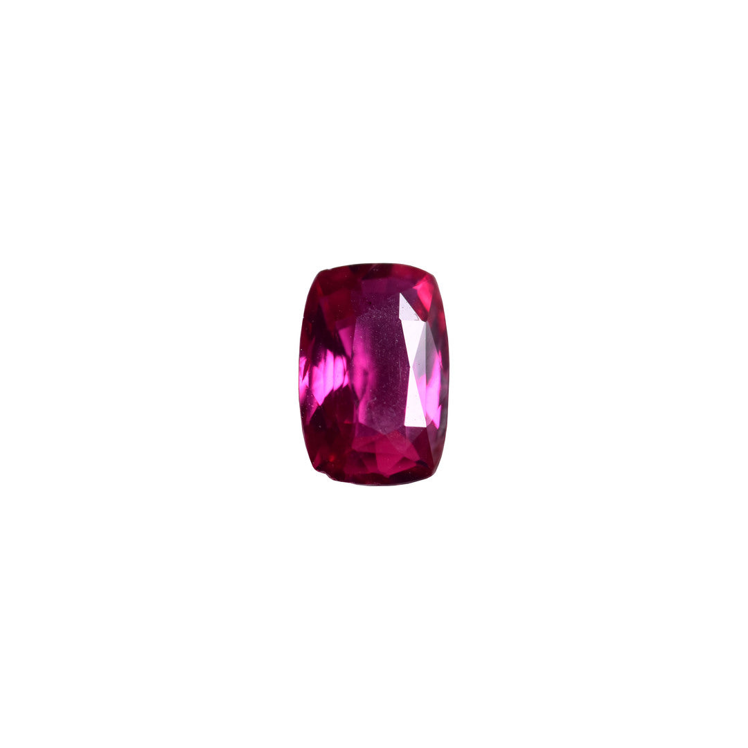 Pink Sapphire 0.65ct Vivid Pink Cushion Natural