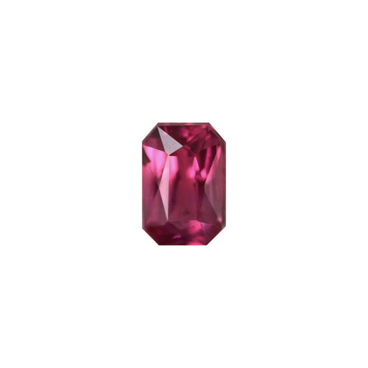 Ruby 1.24ct Pinkish Red Octagon Natural