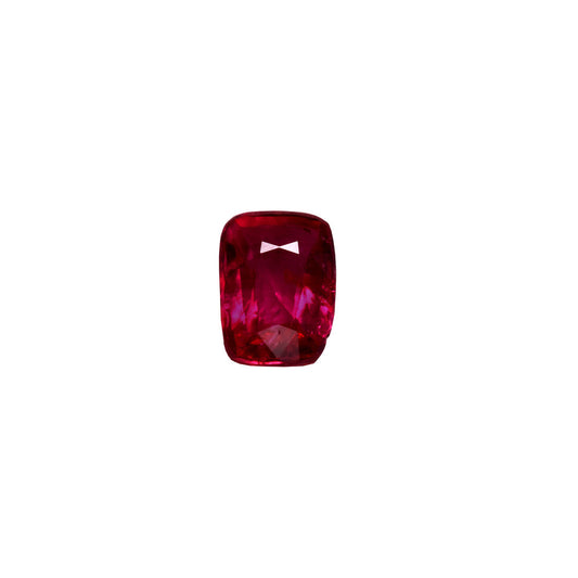 Ruby 1.01ct Pinkish Red Cushion Natural