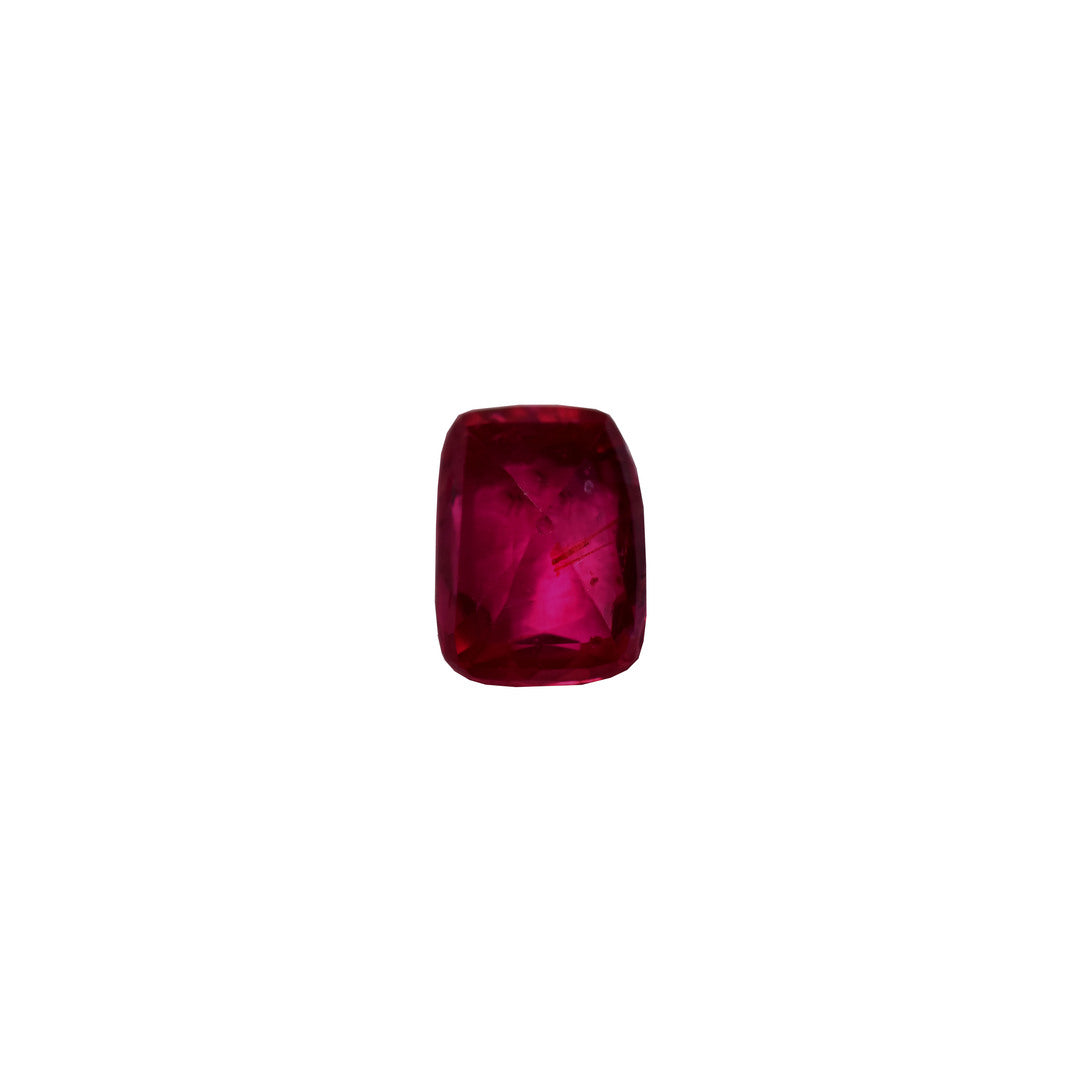 Ruby 1.01ct Pinkish Red Cushion Natural