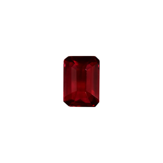 Ruby 2.00ct Pigeon Blood Red Octagon Heated