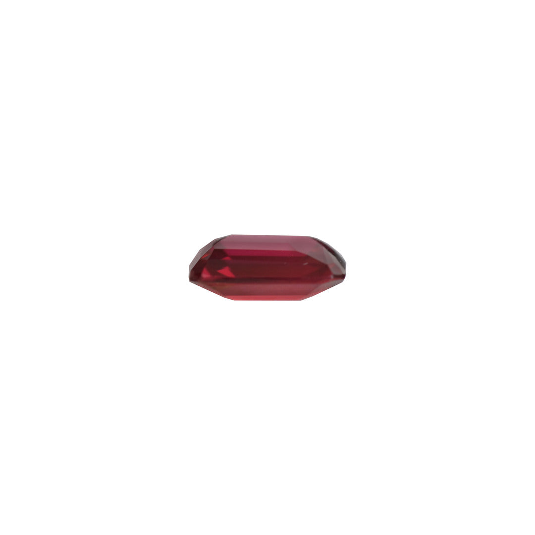 Ruby 2.00ct Pigeon Blood Red Octagon Heated