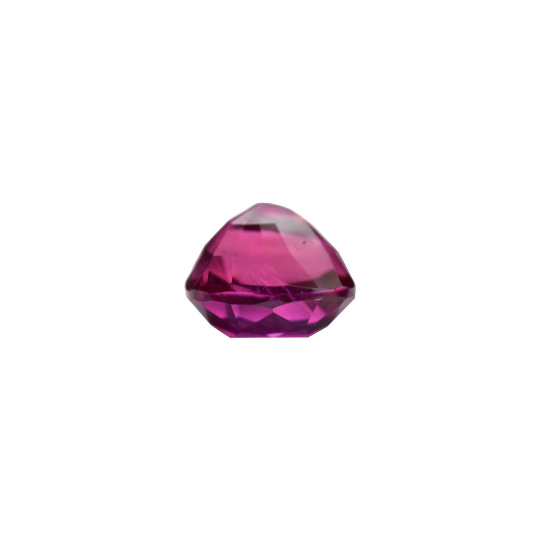 Ruby 3.02ct Pinkish Purple Cushion Natural