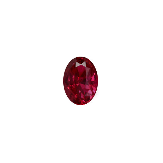 Ruby 1.06ct Vivid Red Oval Natural