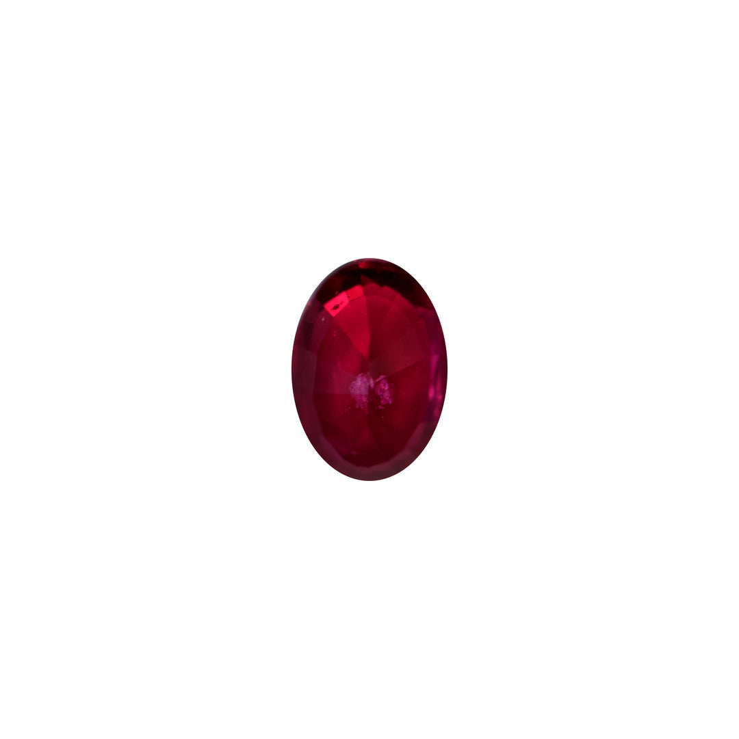 Ruby 1.06ct Vivid Red Oval Natural
