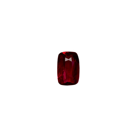 Ruby 1.02ct Pinkish Red Cushion Natural