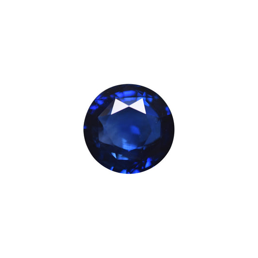 Blue Sapphire 3.15ct RB Round Heated