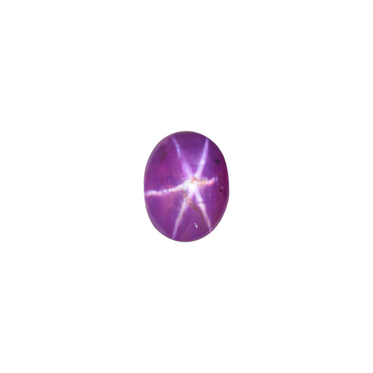 Star Ruby 2.24ct Pinkish Red Oval Cabochon Natural