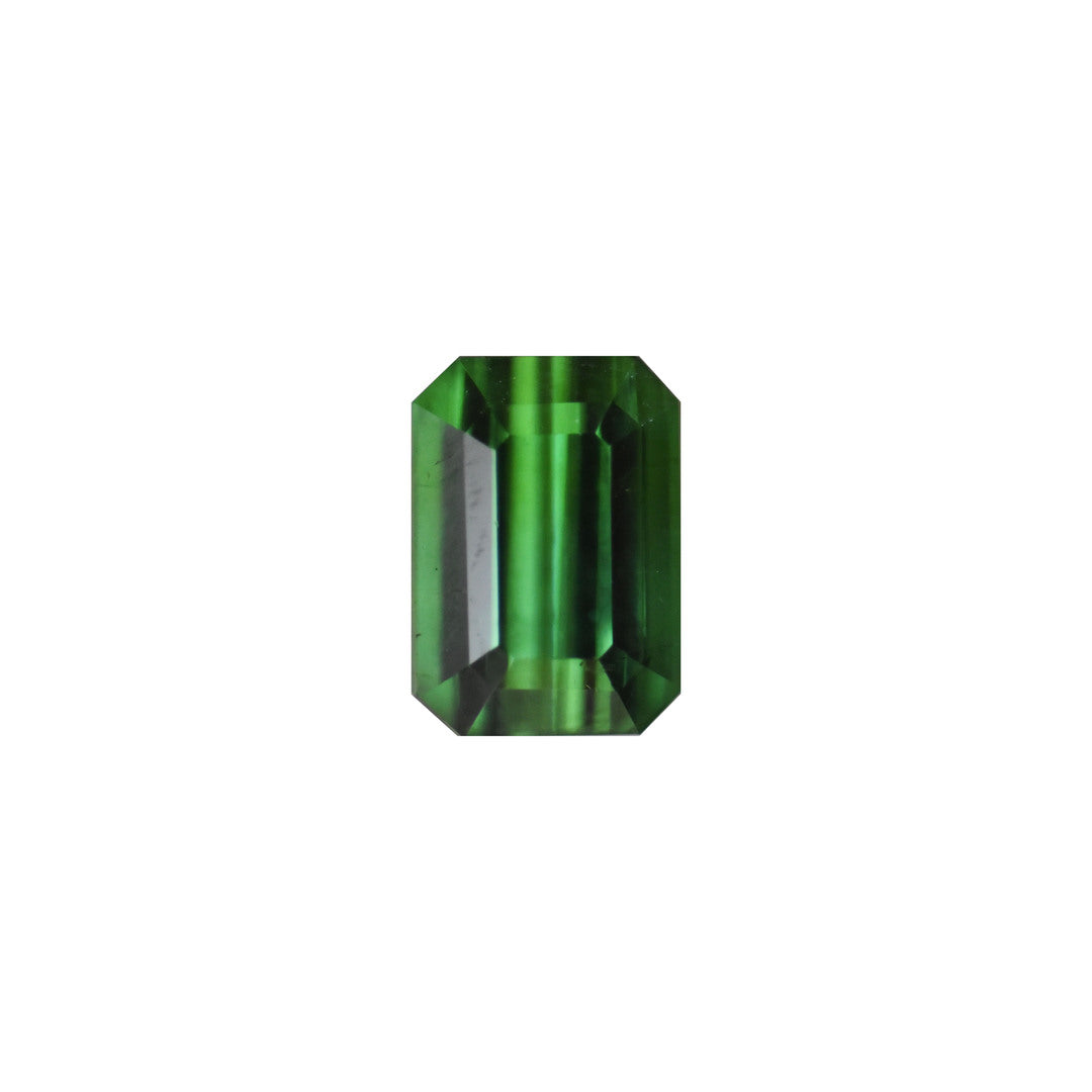 5.15ct Octagon Cut Vivid Green Tourmaline