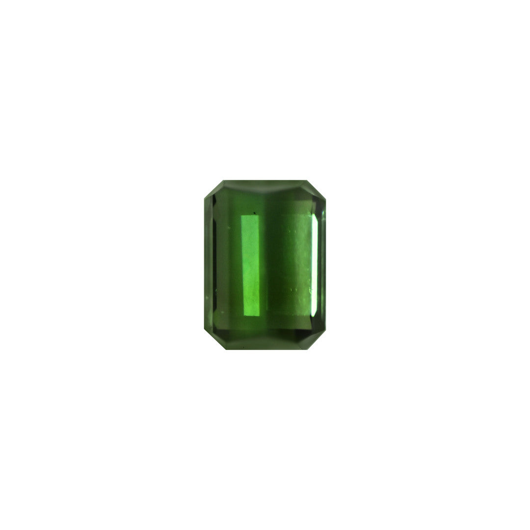 5.15ct Octagon Cut Vivid Green Tourmaline
