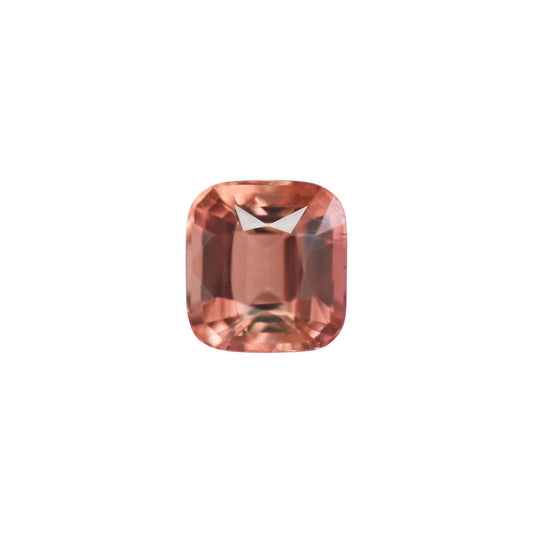 3.80ct Cushion Cut Brownish Peach Tourmaline