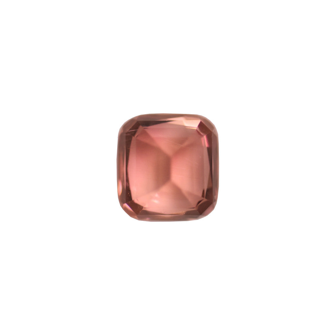 3.80ct Cushion Cut Brownish Peach Tourmaline
