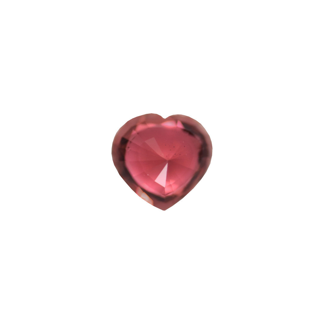 3.90ct Heart Cut Brownish Orange Tourmaline