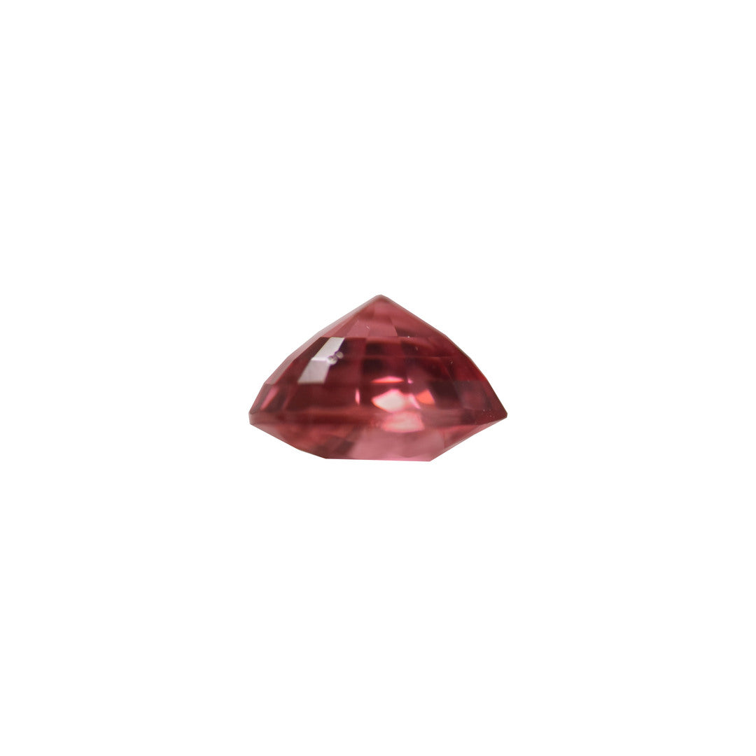 3.90ct Heart Cut Brownish Orange Tourmaline