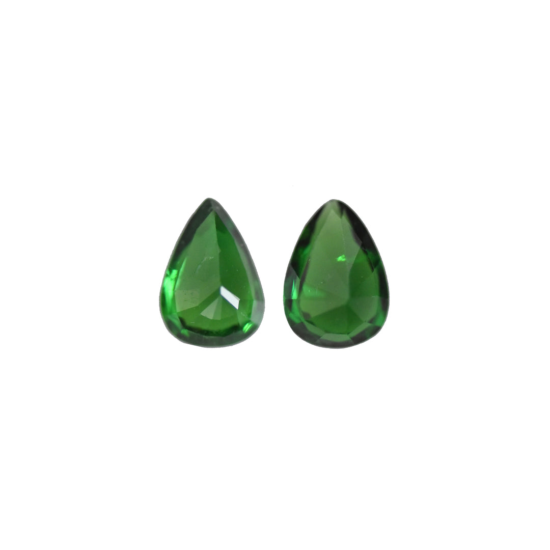 Tsavorite 2.37ct Vivid Green Pear EC (Pair)