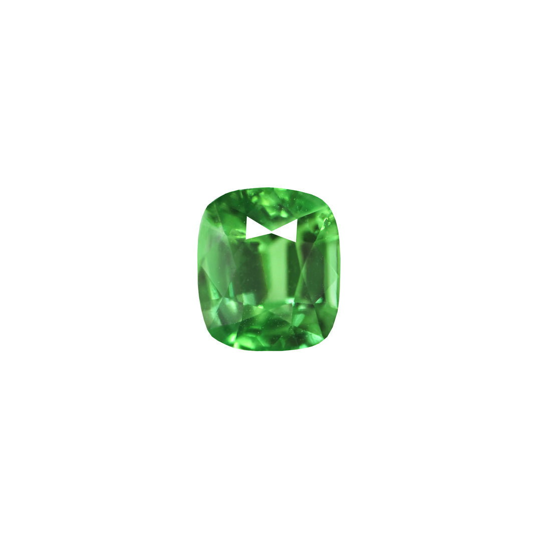 Tsavorite 1.53ct Vivid Green Cushion EC